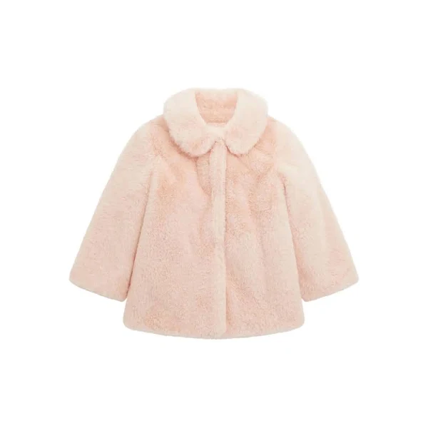Guess Girls Faux Fur Jacket in Pink 24 Months By Childsplay