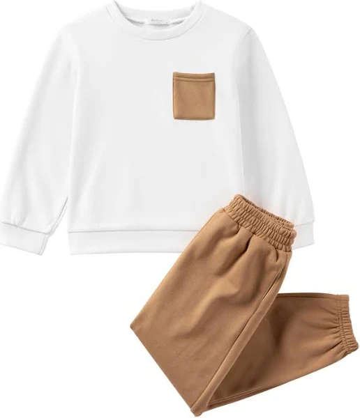 Boys Fleece Colorblock Sweatshirt & Pants