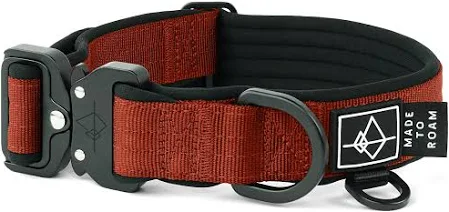 Ultra Lightweight Padded Dog Collar Gentle On Neck Durable Metal Buckle & Nylon