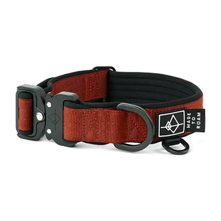 Ultra Lightweight Padded Dog Collar Gentle On Neck Durable Metal Buckle & Nylon