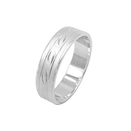 Shiloh Sandblasted 925 Sterling Silver Band Ring