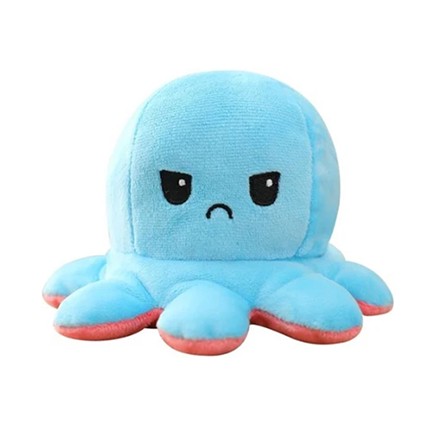 Reversible Flip Octopus Stuffed Toy